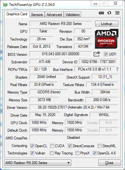 2020 10 16 08 56 55 TechPowerUp GPU Z 2.34.0