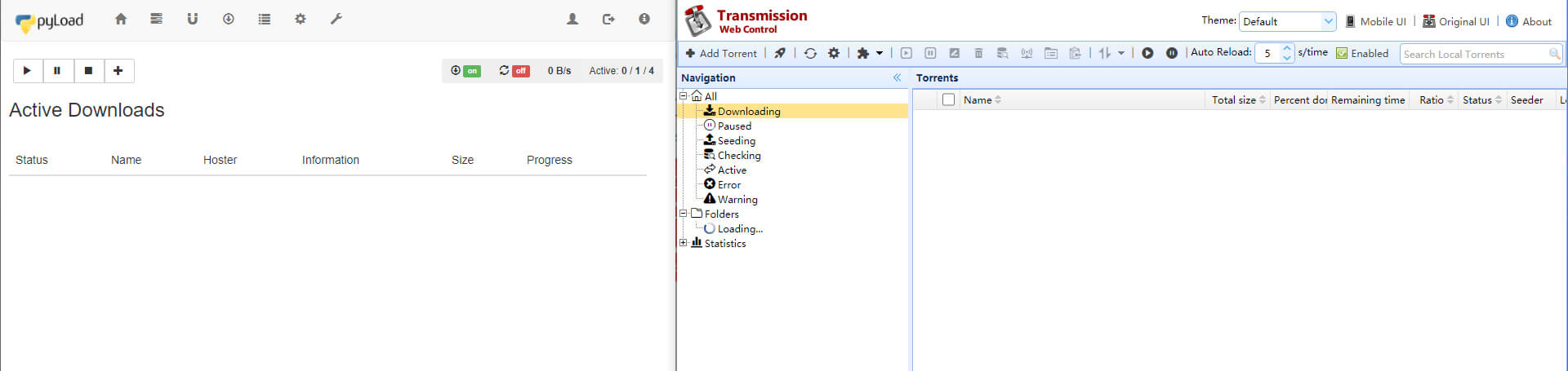 intf of transmisssion pyload